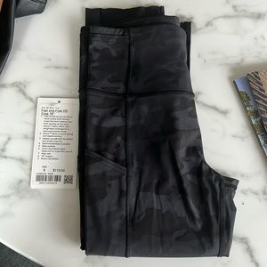 Lululemon fast and free crop size 6
